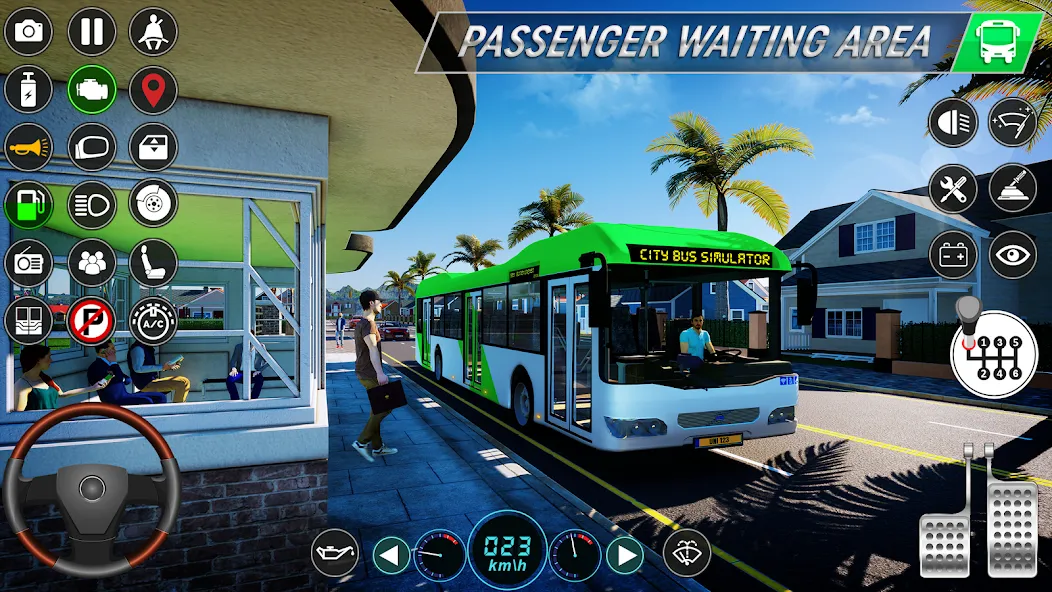 Скачать взлом City Bus Simulator: Bus Games (Риал Сити Бас Симулятор Геймс)  [МОД Бесконечные деньги] — последняя версия apk на Андроид screen 1