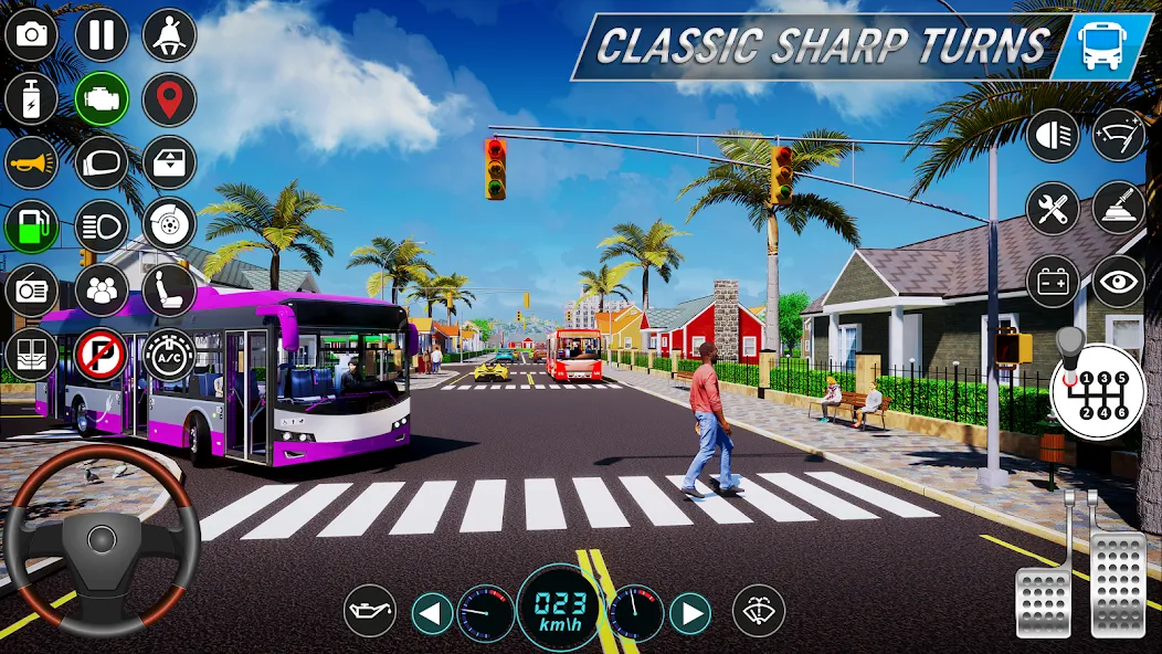 Скачать взлом City Bus Simulator: Bus Games (Риал Сити Бас Симулятор Геймс)  [МОД Бесконечные деньги] — последняя версия apk на Андроид screen 2