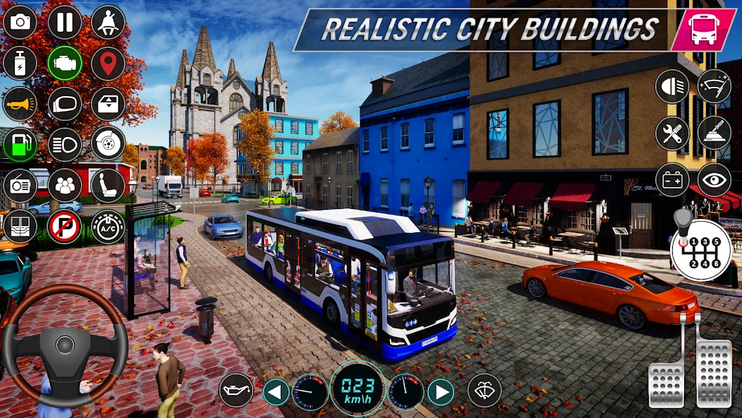 Скачать взлом City Bus Simulator: Bus Games (Риал Сити Бас Симулятор Геймс)  [МОД Бесконечные деньги] — последняя версия apk на Андроид screen 3