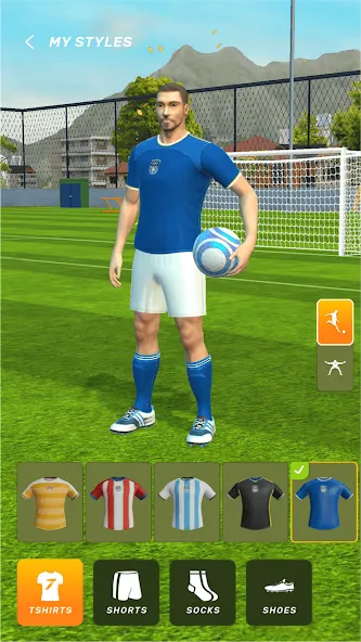 Скачать взломанную Football World — Real People (Футбол Ворлд)  [МОД Unlimited Money] — стабильная версия apk на Андроид screen 5