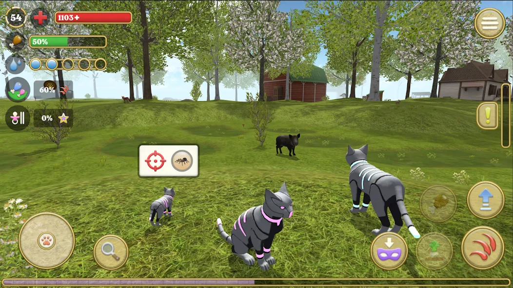 Взломанная Cat Simulator : Kitties Family  [МОД Menu] — последняя версия apk на Андроид screen 5