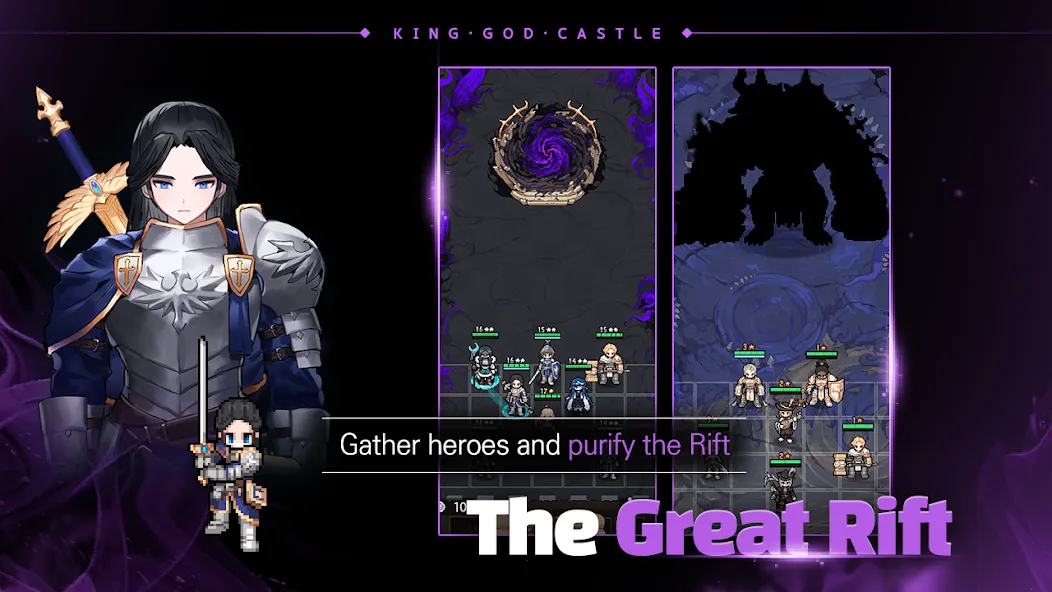 Взломанная King God Castle (Кинг Год Кастл)  [МОД Меню] — стабильная версия apk на Андроид screen 1