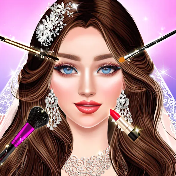 Взломанная Dress Up Fashion: Makeup Games  [МОД Все открыто] — полная версия apk на Андроид screen 1