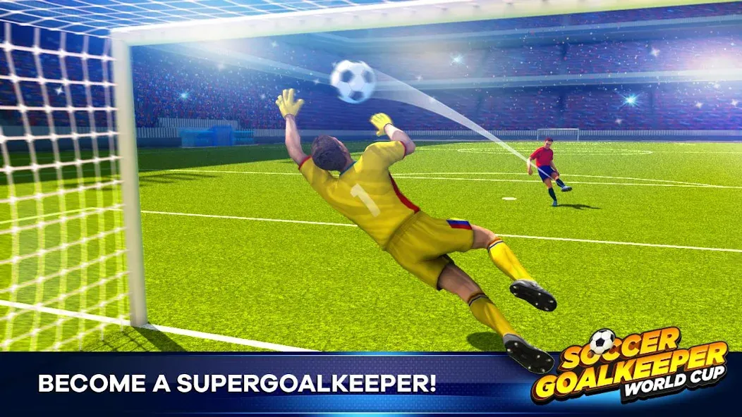 Скачать взломанную Soccer Goalkeeper Games 2024  [МОД Unlocked] — полная версия apk на Андроид screen 1