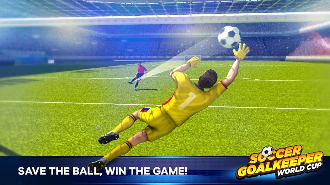 Скачать взломанную Soccer Goalkeeper Games 2024  [МОД Unlocked] — полная версия apk на Андроид screen 2