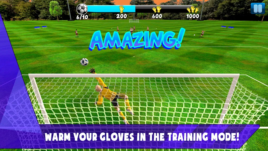 Скачать взлом Soccer Goalkeeper 2024 (Соккер Голкипер 2022)  [МОД Unlimited Money] — стабильная версия apk на Андроид screen 1