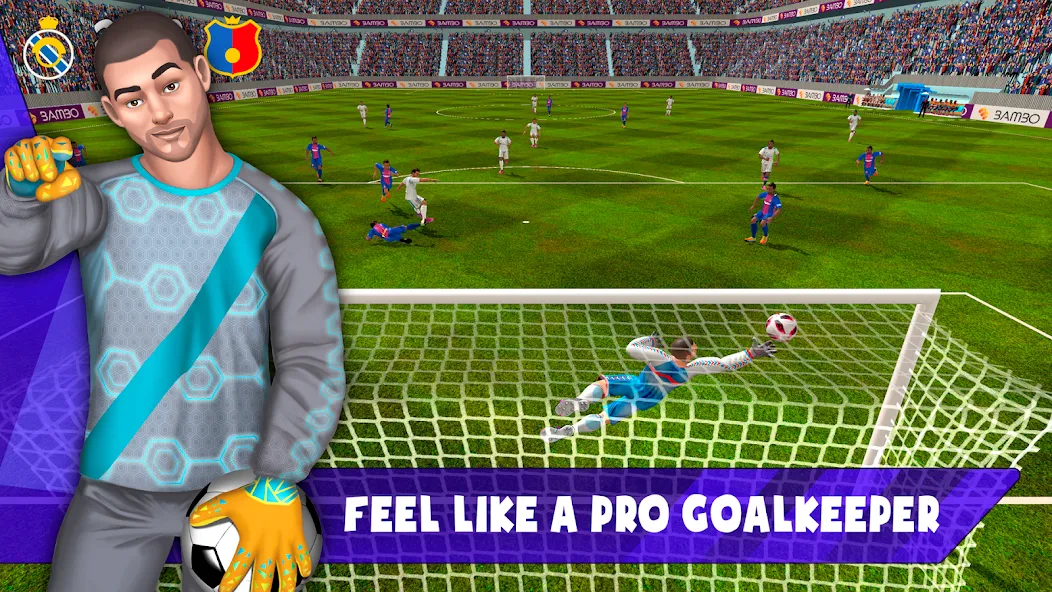 Скачать взлом Soccer Goalkeeper 2024 (Соккер Голкипер 2022)  [МОД Unlimited Money] — стабильная версия apk на Андроид screen 4