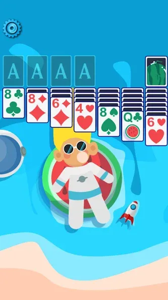 Взлом Solitaire Space™ (Солярис Спейс)  [МОД Menu] — стабильная версия apk на Андроид screen 1