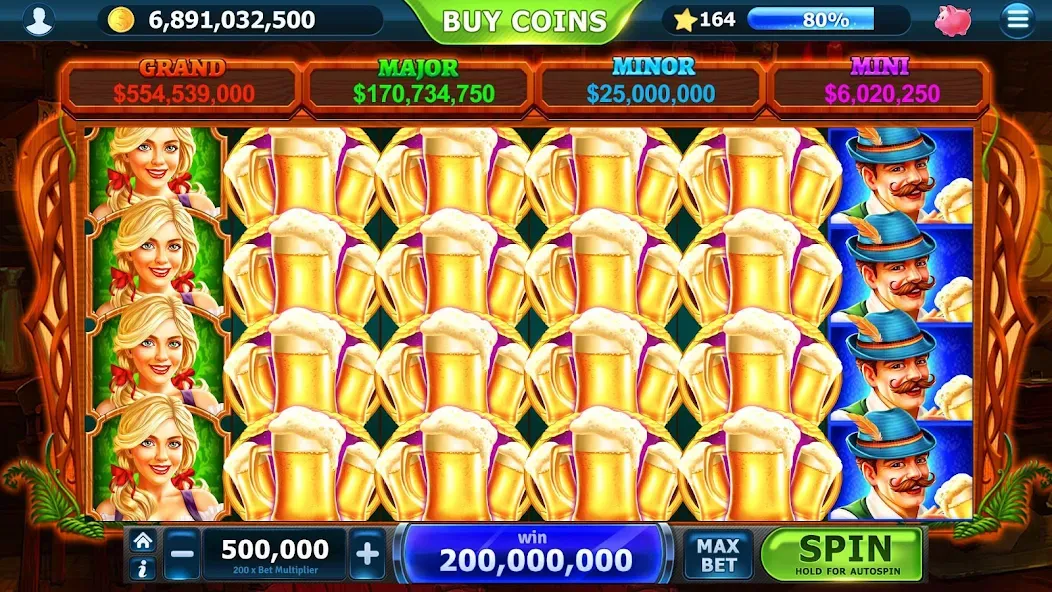 Скачать взломанную Slots of Vegas (Слоты Вегаса)  [МОД Все открыто] — стабильная версия apk на Андроид screen 3