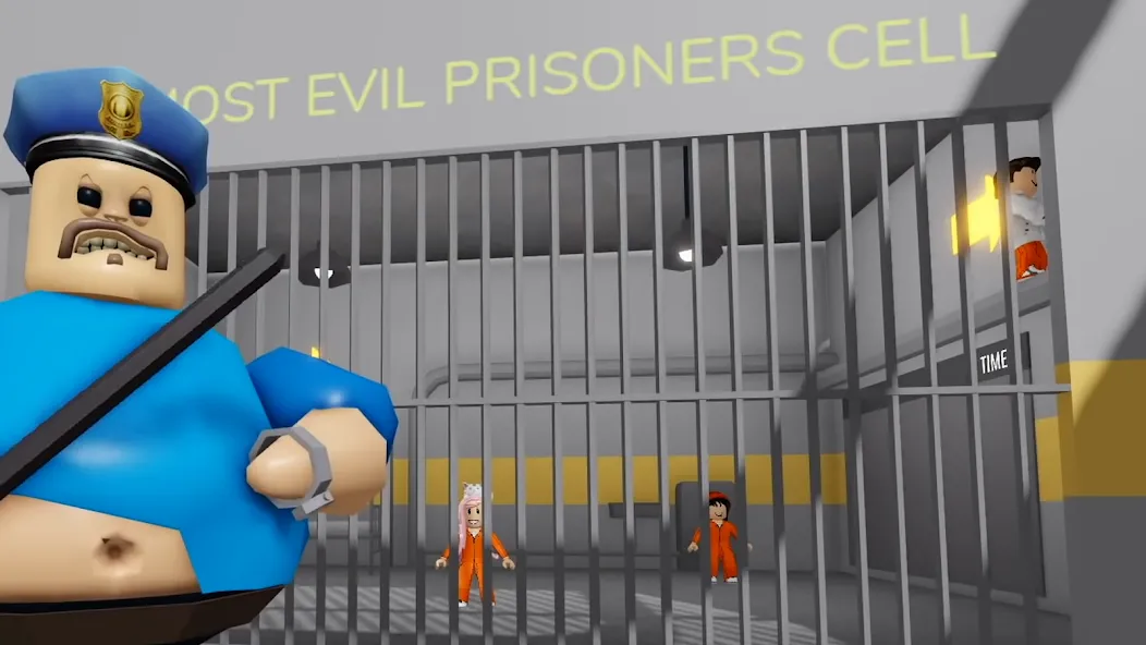 Скачать взлом Barry Prison Escape JailBreak (Барри Побег из тюрьмы )  [МОД Mega Pack] — последняя версия apk на Андроид screen 1