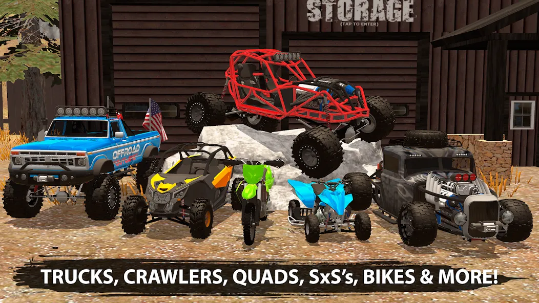 Взлом Offroad Outlaws (Оффроуд Аутлоус)  [МОД Бесконечные монеты] — последняя версия apk на Андроид screen 1