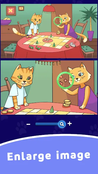 Скачать взлом Find Differences: Cute Cats  [МОД Все открыто] — стабильная версия apk на Андроид screen 4