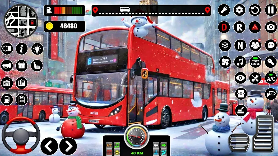 Скачать взлом Bus Simulator 3D Bus Games (Городское автобусное симуляторение)  [МОД Меню] — полная версия apk на Андроид screen 1