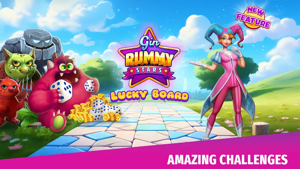 Скачать взломанную Gin Rummy Stars — Card Game (Джин Рамми Старс)  [МОД Unlimited Money] — полная версия apk на Андроид screen 3