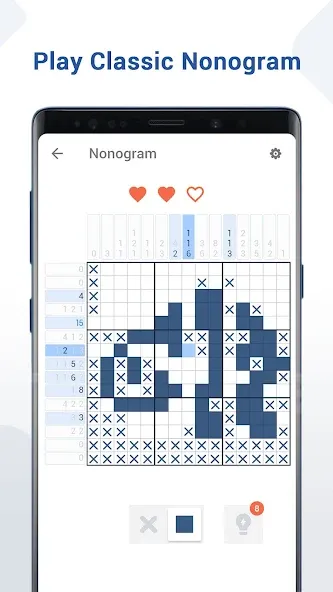 Взлом Nonogram — Fun Logic Puzzle (Нонограмма)  [МОД Unlocked] — полная версия apk на Андроид screen 1