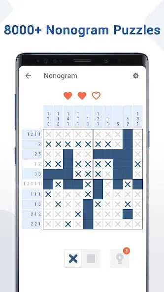 Взлом Nonogram — Fun Logic Puzzle (Нонограмма)  [МОД Unlocked] — полная версия apk на Андроид screen 2