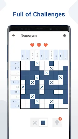 Взлом Nonogram — Fun Logic Puzzle (Нонограмма)  [МОД Unlocked] — полная версия apk на Андроид screen 3