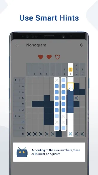 Взлом Nonogram — Fun Logic Puzzle (Нонограмма)  [МОД Unlocked] — полная версия apk на Андроид screen 4