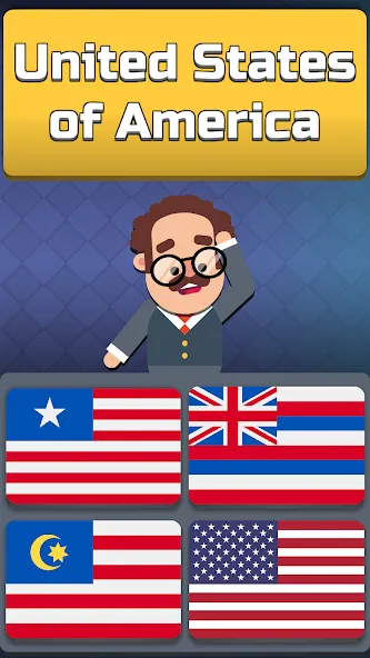 Скачать взлом Geography: Flags Quiz Game  [МОД Много монет] — последняя версия apk на Андроид screen 1