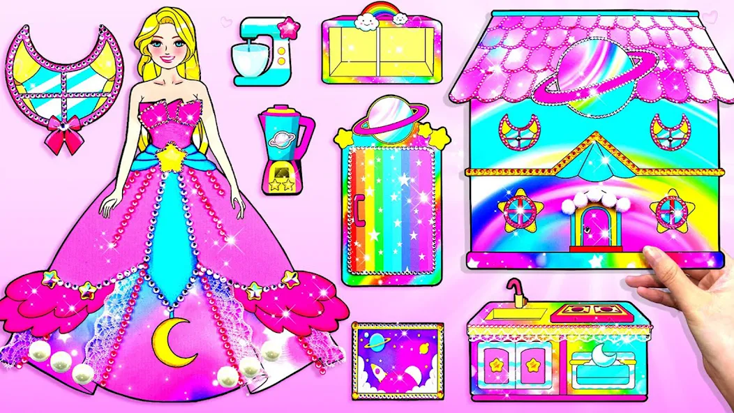 Взлом Doll Dress Up Makeup Girl Game (Чиби кукла одевает девушку игры)  [МОД Меню] — стабильная версия apk на Андроид screen 5