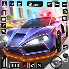 Police Car Kids Driving Game