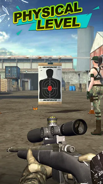 Взломанная Gun Shooting Range  [МОД Меню] — последняя версия apk на Андроид screen 2