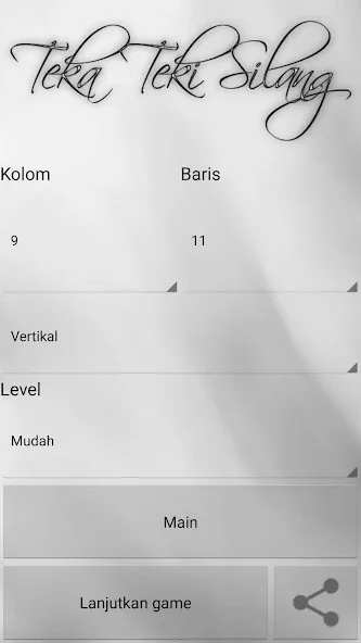 Взломанная Teka Teki Silang (Тека Теки Силанг)  [МОД Menu] — полная версия apk на Андроид screen 1