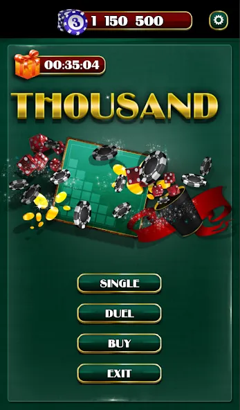 Скачать взломанную Thousand Dice  [МОД Menu] — последняя версия apk на Андроид screen 1