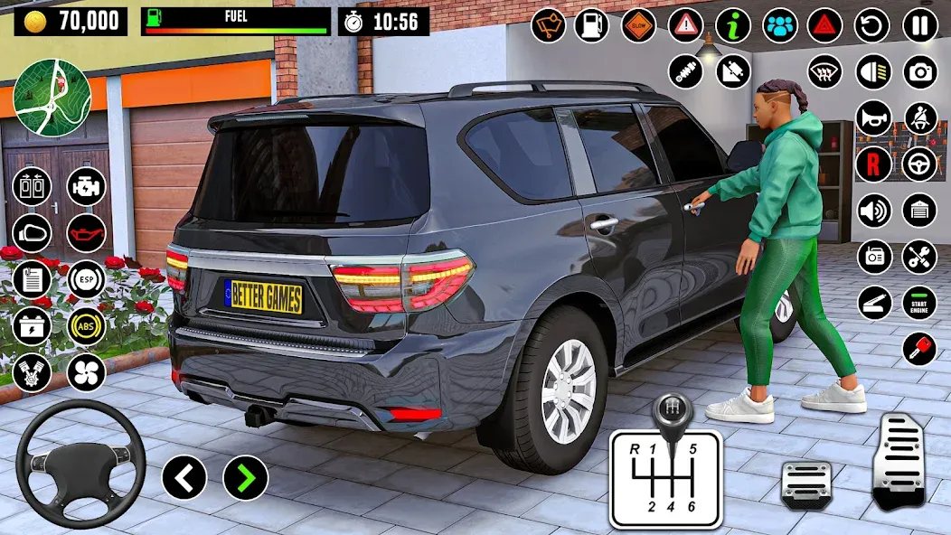 Скачать взломанную City Driving School Car Games  [МОД Все открыто] — последняя версия apk на Андроид screen 3