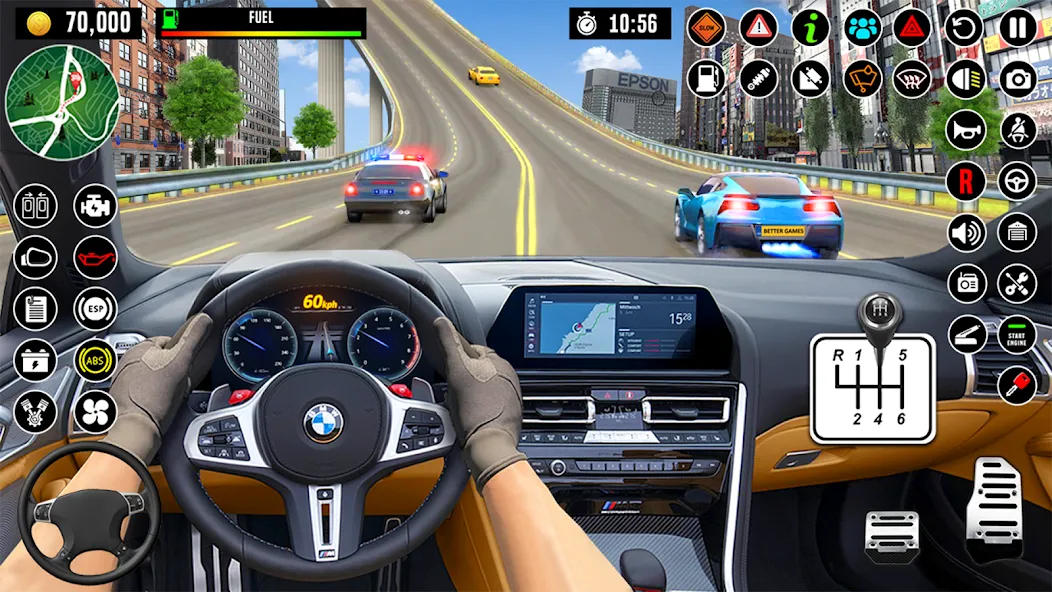 Скачать взломанную City Driving School Car Games  [МОД Все открыто] — последняя версия apk на Андроид screen 5