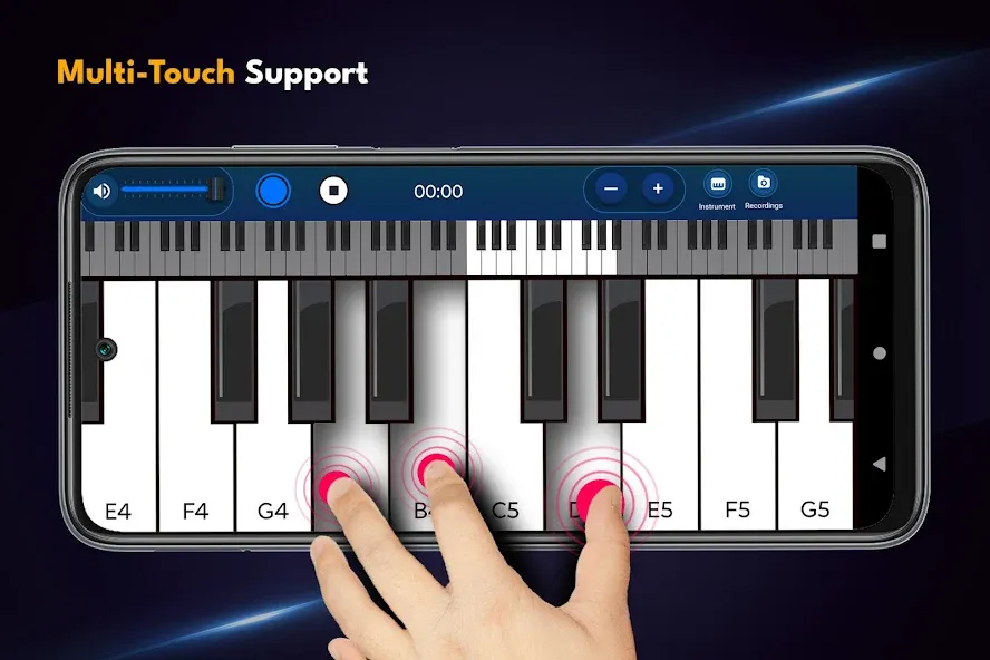 Скачать взлом Real Piano Keyboard  [МОД Много монет] — стабильная версия apk на Андроид screen 2