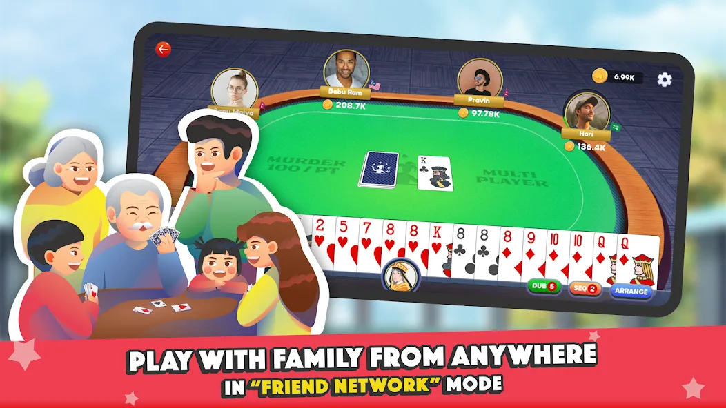 Скачать взлом Marriage Card Game by Bhoos (Игра в карты Брак по Бхоосу)  [МОД Mega Pack] — стабильная версия apk на Андроид screen 2