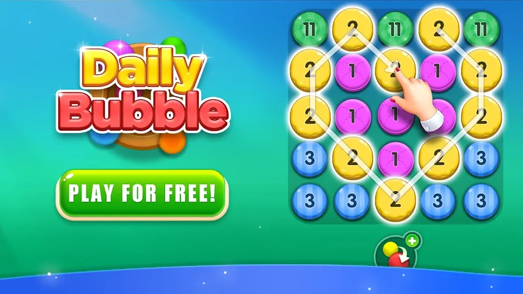 Взломанная Daily Bubble  [МОД Mega Pack] — полная версия apk на Андроид screen 5