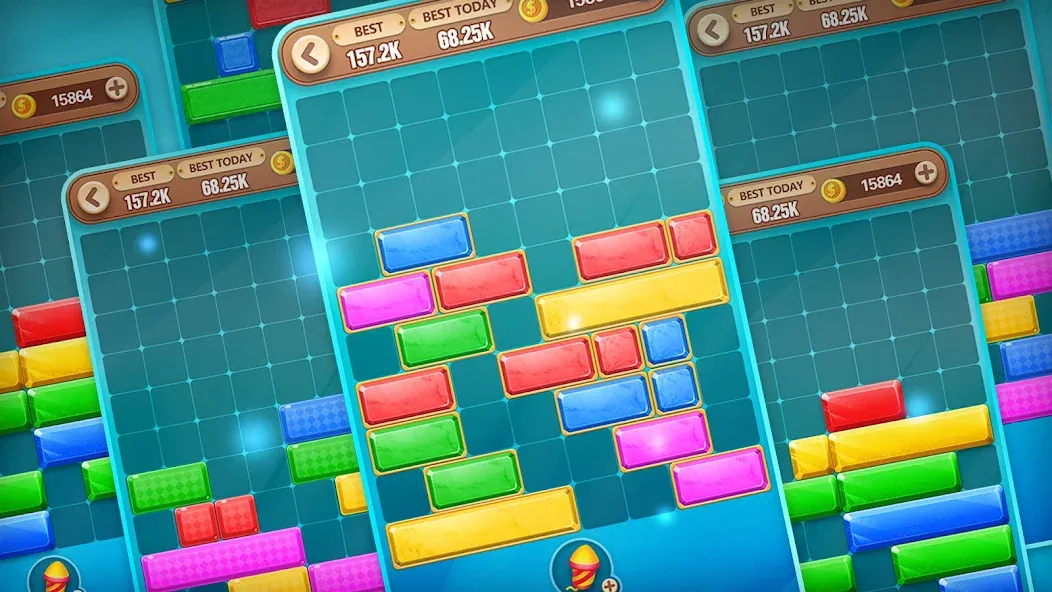 Взломанная Block Crush — Puzzle Game  [МОД Mega Pack] — последняя версия apk на Андроид screen 3