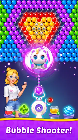 Скачать взлом Bubble Shooter Home  [МОД Бесконечные монеты] — стабильная версия apk на Андроид screen 1