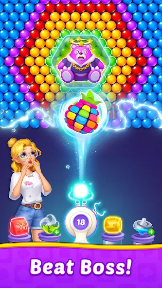 Скачать взлом Bubble Shooter Home  [МОД Бесконечные монеты] — стабильная версия apk на Андроид screen 3