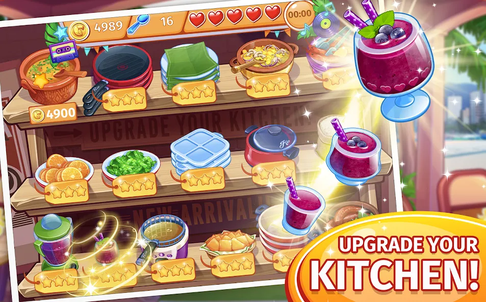 Взломанная Cooking Craze: Restaurant Game  [МОД Unlocked] — стабильная версия apk на Андроид screen 3