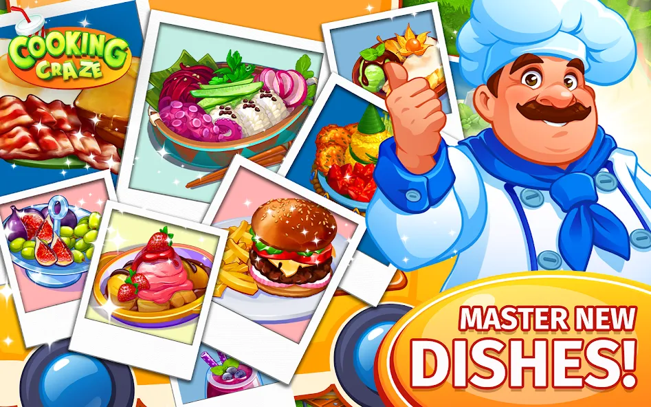 Взломанная Cooking Craze: Restaurant Game  [МОД Unlocked] — стабильная версия apk на Андроид screen 5