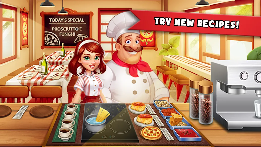 Взломанная Cooking Madness: A Chef's Game  [МОД Unlocked] — стабильная версия apk на Андроид screen 1