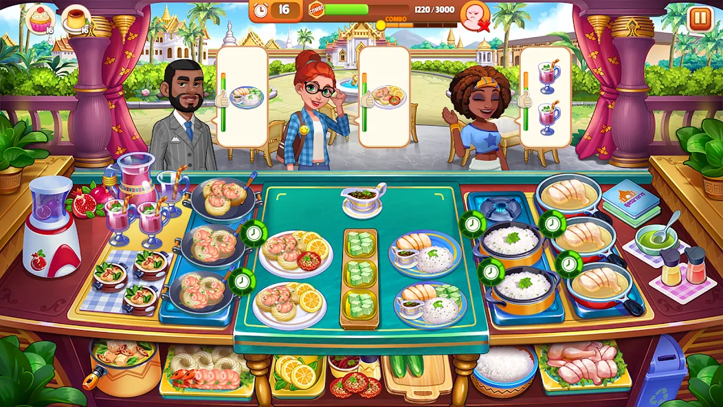 Взломанная Cooking Madness: A Chef's Game  [МОД Unlocked] — стабильная версия apk на Андроид screen 2