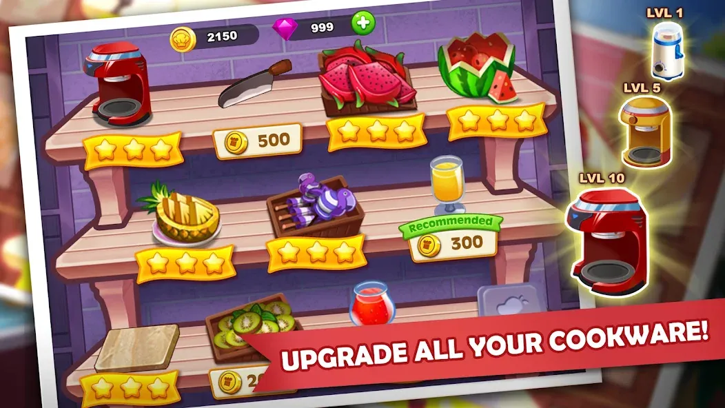 Взломанная Cooking Madness: A Chef's Game  [МОД Unlocked] — стабильная версия apk на Андроид screen 4