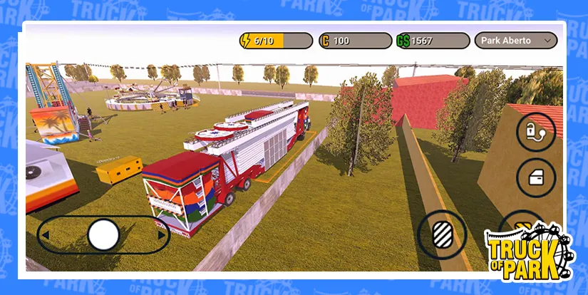 Взломанная Truck Of Park Itinerante (Трак Парк Итинеранте)  [МОД Меню] — стабильная версия apk на Андроид screen 2