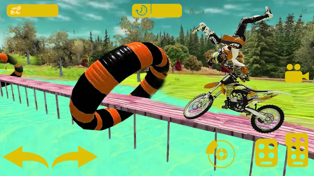 Взломанная Bike stunt 3d games-Bike games  [МОД Unlimited Money] — полная версия apk на Андроид screen 3