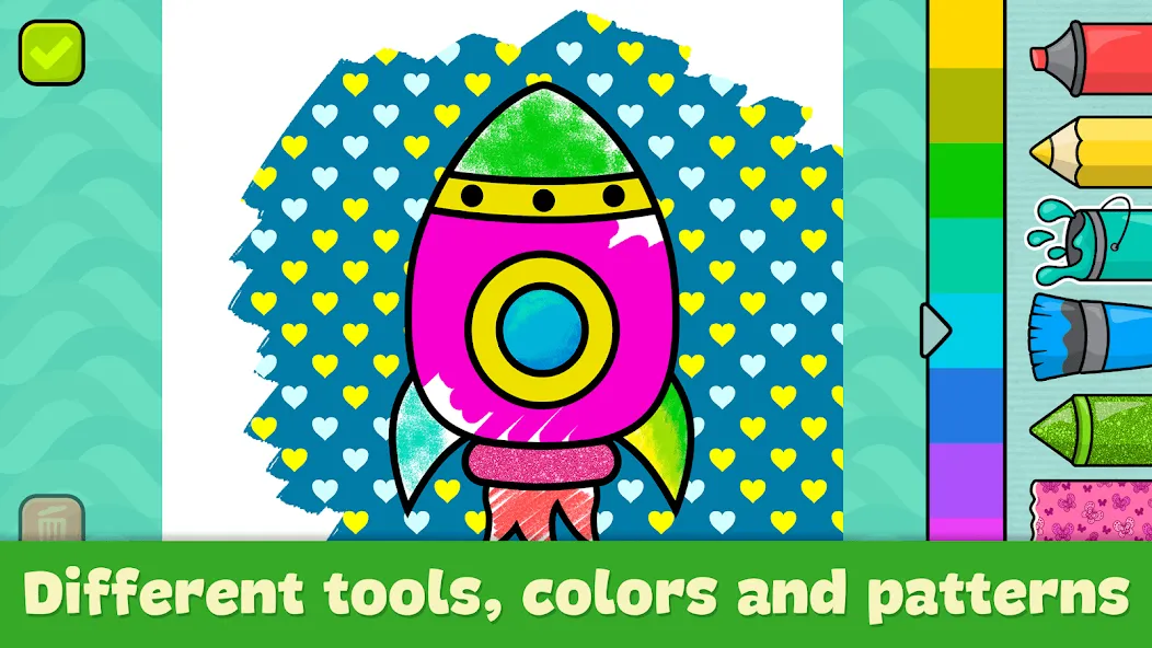 Взломанная Coloring Book — Games for Kids  [МОД Unlimited Money] — последняя версия apk на Андроид screen 2