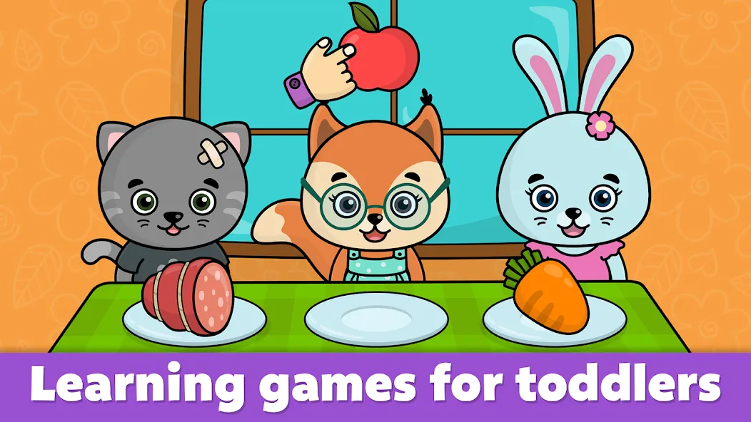 Скачать взломанную Baby Games: Shapes and Colors  [МОД Бесконечные монеты] — полная версия apk на Андроид screen 1