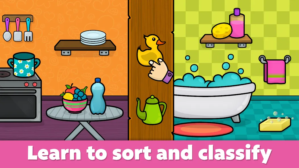 Скачать взломанную Baby Games: Shapes and Colors  [МОД Бесконечные монеты] — полная версия apk на Андроид screen 2