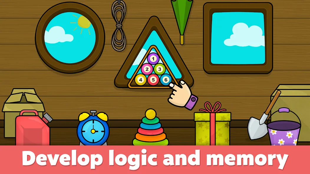 Скачать взломанную Baby Games: Shapes and Colors  [МОД Бесконечные монеты] — полная версия apk на Андроид screen 3