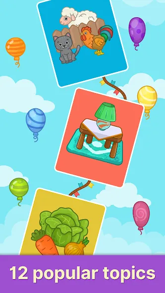 Взлом Bimi Boo Flashcards for Kids  [МОД Menu] — стабильная версия apk на Андроид screen 5