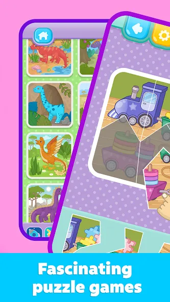 Скачать взломанную Kids Puzzles: Games for Kids  [МОД Menu] — последняя версия apk на Андроид screen 4