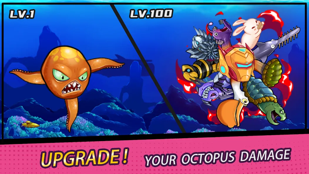 Взлом Crazy Octopus (Крейзи Октопус)  [МОД Unlocked] — стабильная версия apk на Андроид screen 1